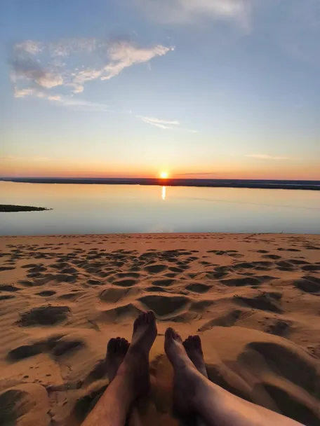 Тукулааны - песчаные дюны на берегу реки Лена